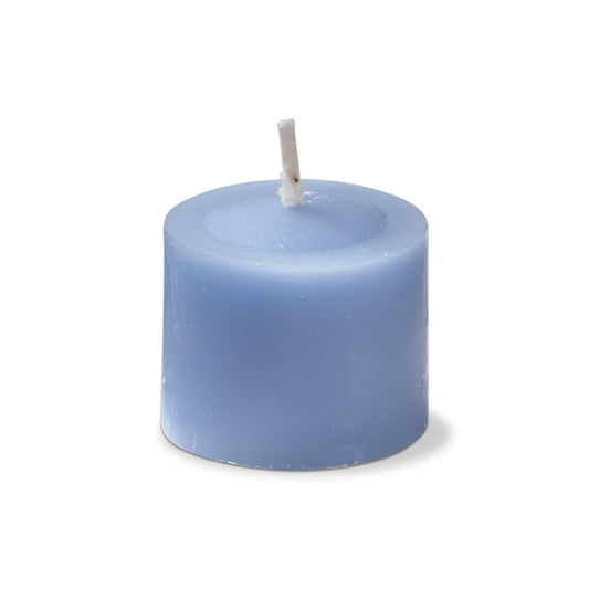 Tag Color Studio Votive Candles Set of 12 Light Blue Smokeless Paraffin Wax Burn Time 5 Hrs. Votive Blue