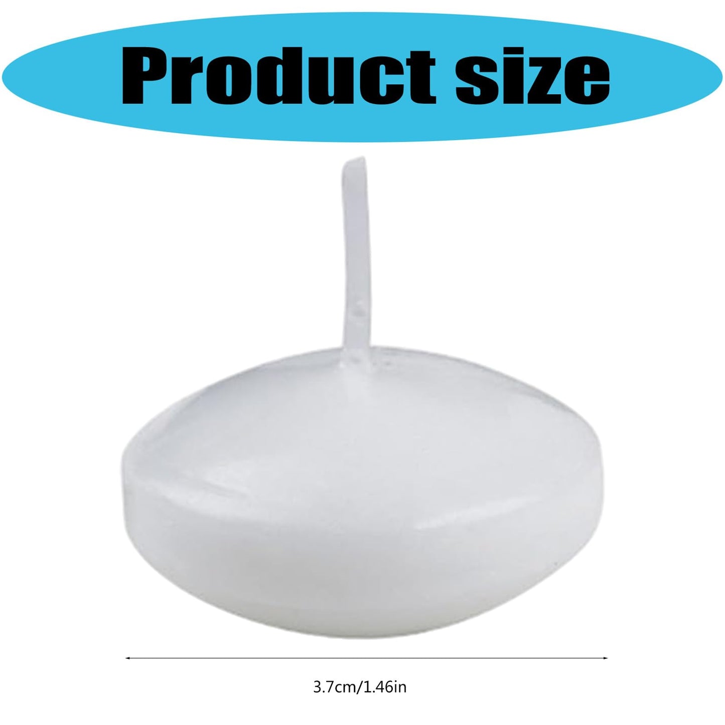 Unscented Floating Set of 10 – Versatile Wedding, Christmas, Spa Decor with Long-Lasting Burn Time Christmas Floating