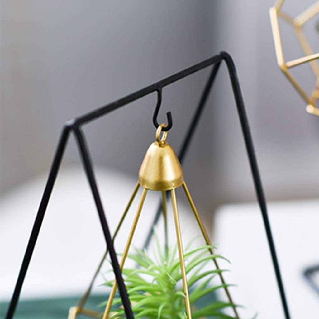 XILIN-1987 Candle Holderss Metal Candlestick Home Decoration Fashion Hollow Iron Candlestick Living Room Decoration Decorative Candlestick (Size : B)