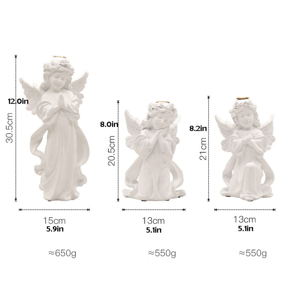 Candlestick Holders Retro Angel Candle Holder Romantic Candlelight Dinner Candle Holder Ornament Wedding Scene Arrangement Props Gift Decorations Candle Holders (Size : A)