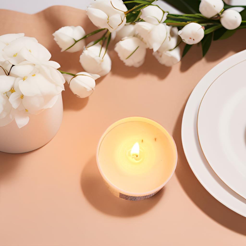 Chloefu LAN Fresh Linen Candles Laundry Candles Non-Toxic Air Freshening Scented Candle Decorative Pet Odor Eliminator for Home Luxury Scented Soy Jar Candle for Bathroom Decor 7.1 oz 2 Pack