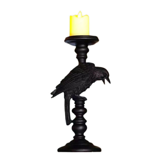 Tea light Holder, Resin Tealight Candle Holders Gothic Decor Candlestick for Halloween Thanksgiving Decor