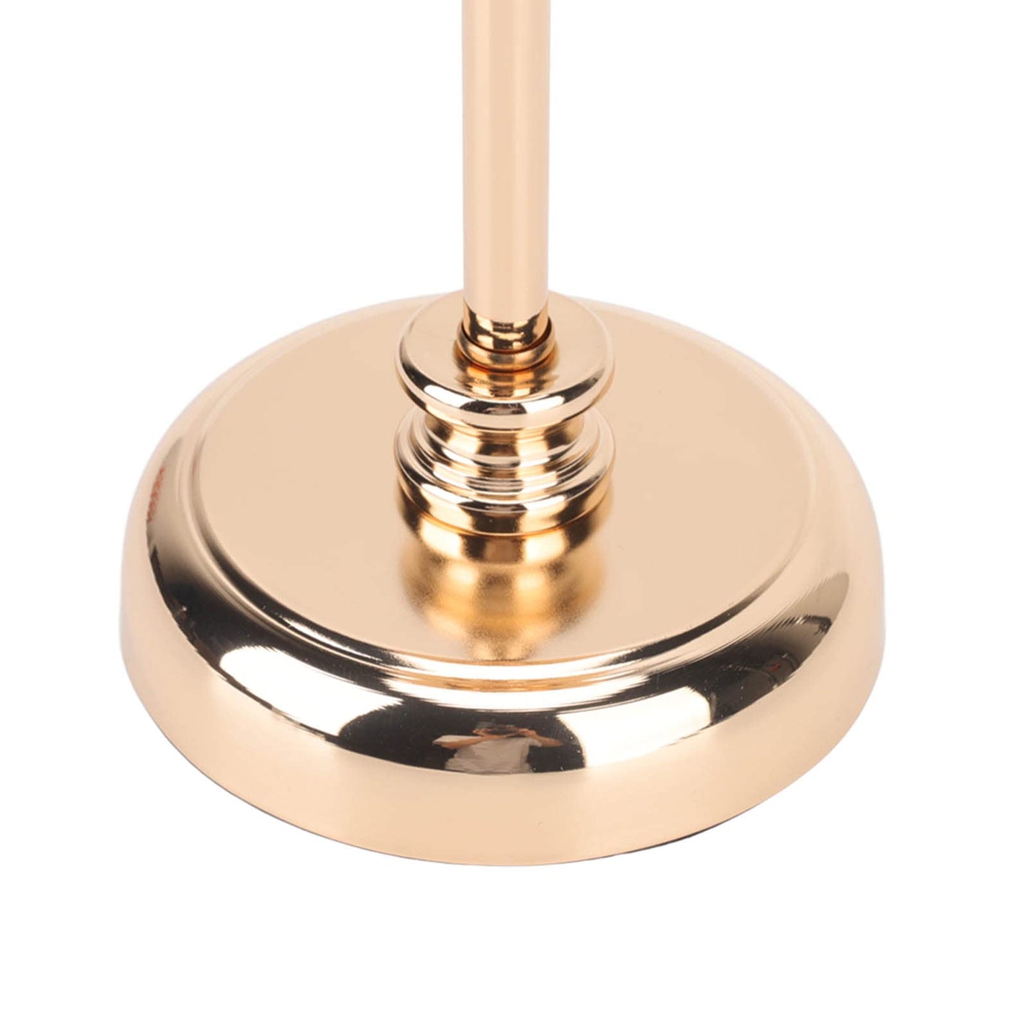 Champagne Gold Candle Holder, Light Luxury French Candlestick Ornament Romantic Candlelight Table Holder for Wedding, Dining Room Decorative Props