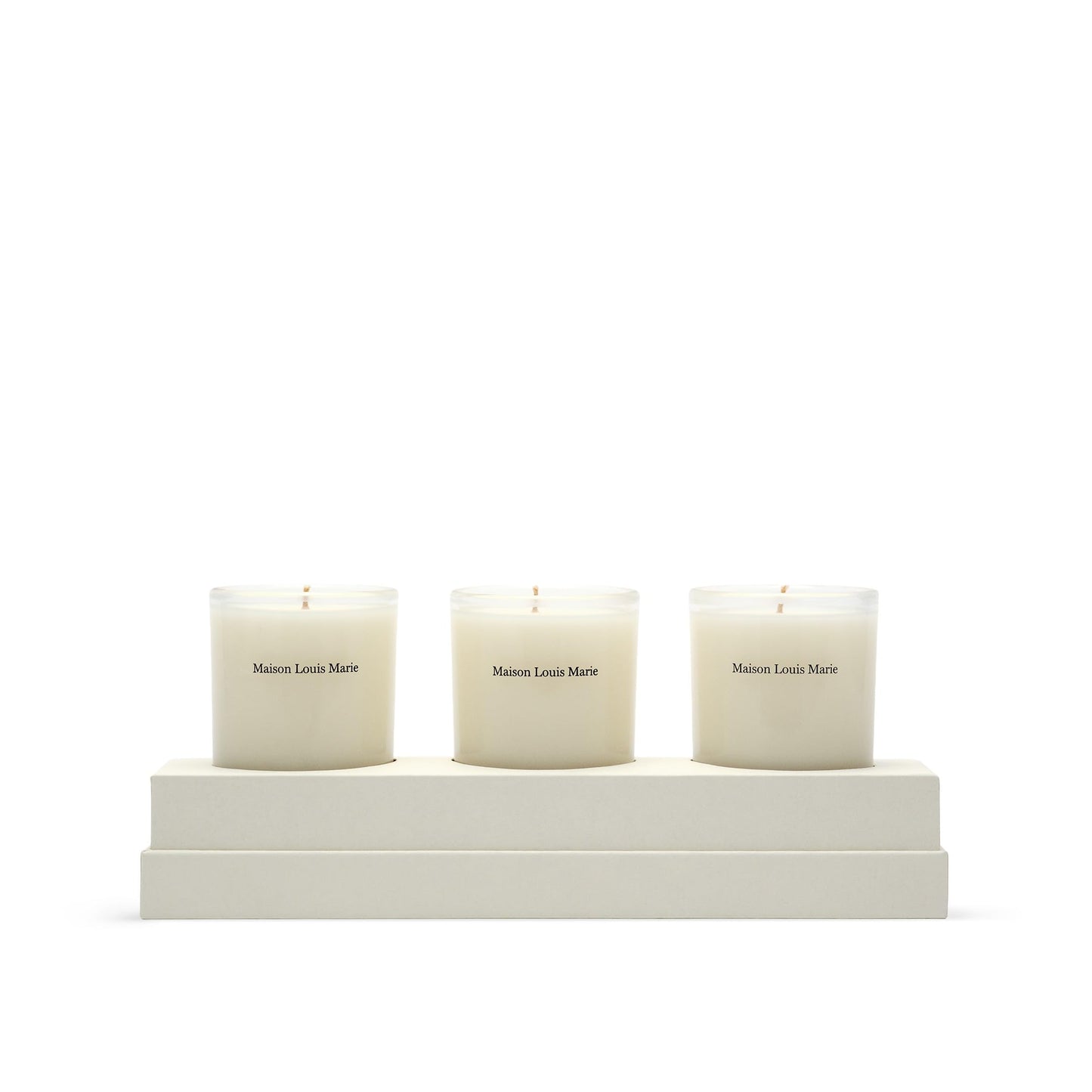 Maison Louis Marie - Le Bouquet Candle Trio Set Natural Soy Wax Candles | Luxury Clean Beauty + Non-Toxic Fragrance (Set of 3, 2.5 oz | 74 ml)