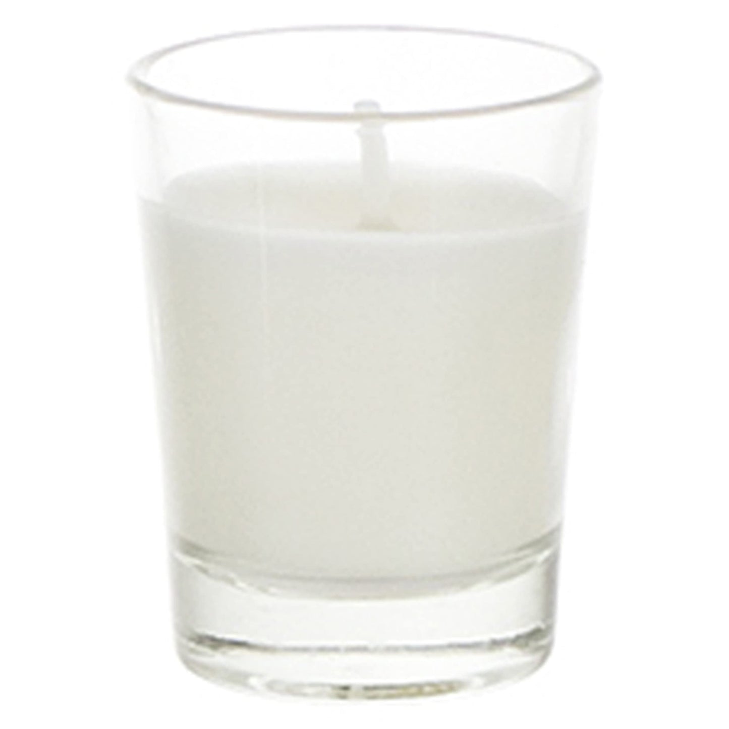Mega Candles 12 pcs Unscented Glass White Container Candle, Mini Party Light 5 Hour Burn Time 1.5 Inch x 1.75 Inch, Home Décor, Wedding Receptions, Occasions, Events, Festivities, Meditations, Prayers