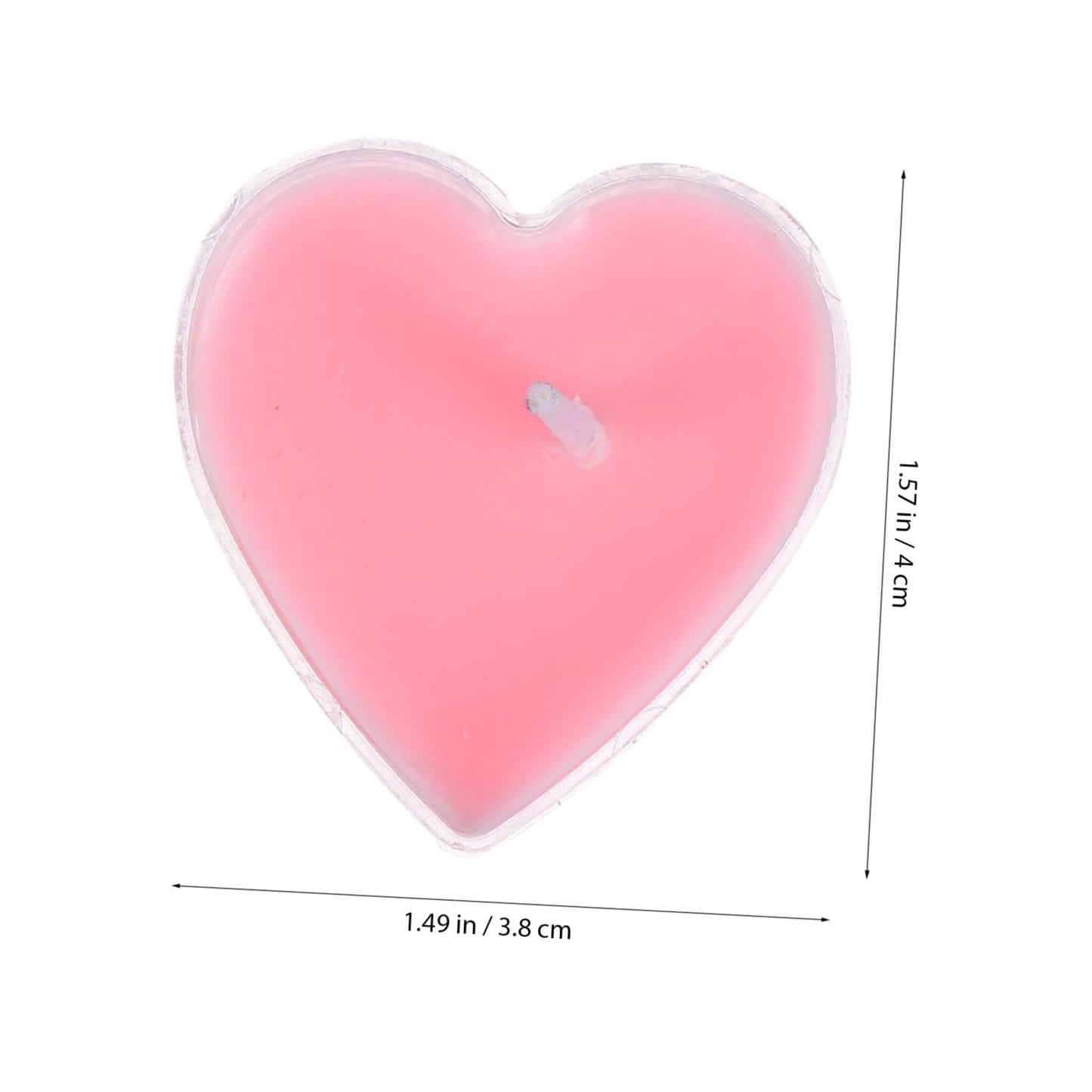 ORFOFE 9Pcs Heart Shape Tealight Candles for Proposal Romantic Valentines Day Aromatherapy Candles Smokeless Odorless Decorative Lights for Weddings Parties