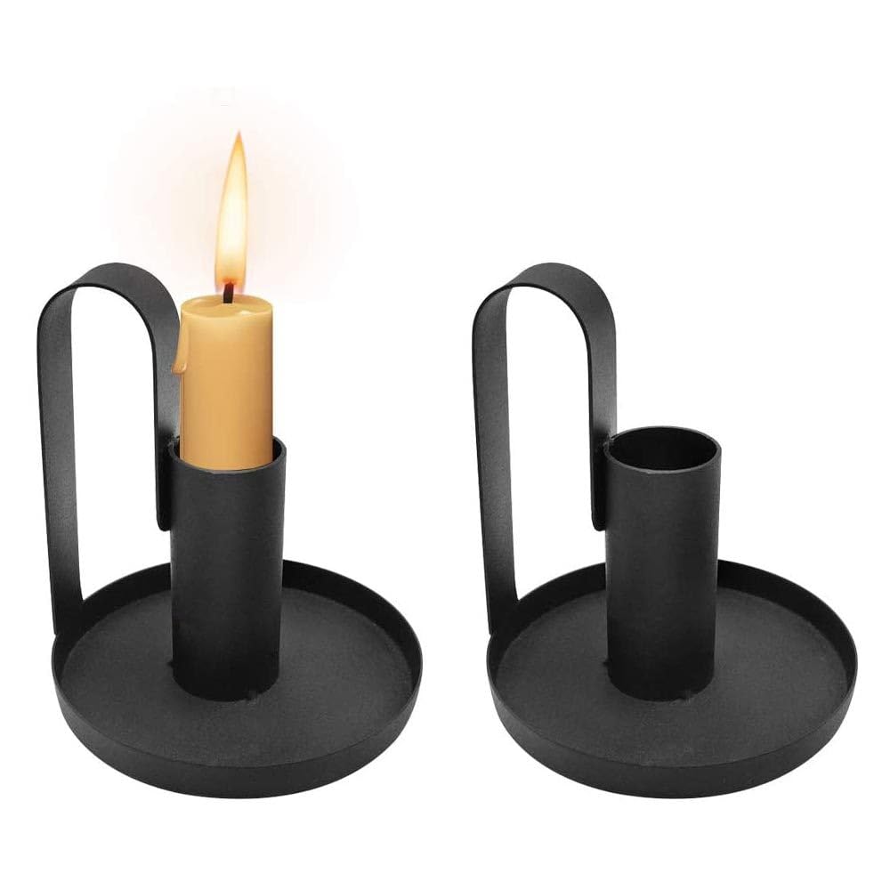 Candlestick Holders Wrought Iron Candle Holder Black Candlestick Holders Candle Holders for Wedding, Dinner, Party Decoration Candle Holders