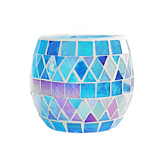 KUYWLMKMZZ Candlestick Holder Indoor Glass Candle Holder Candle Lamp Cup Table Top Decoration Decoration Suitable for Living Room Bedroom Dining Room Candle Holders (Color : C)