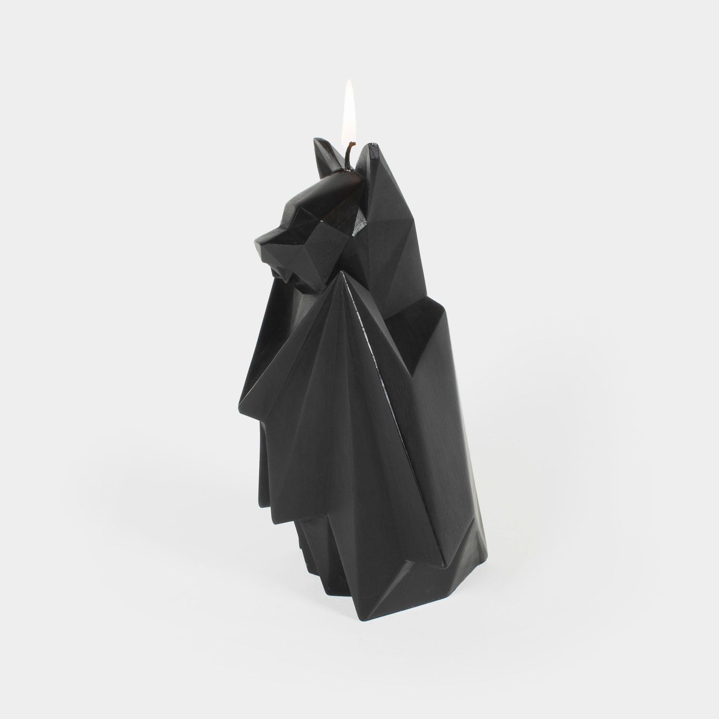 PyroPet Blaka Bat Candle (Black) - The Original Bat Candle with Metallic Skeleton | Gothic Decor | Unique Gift for Bat Lovers | 20-Hr Burn Time | Dimensions: 6.7x2.9x4.5 in