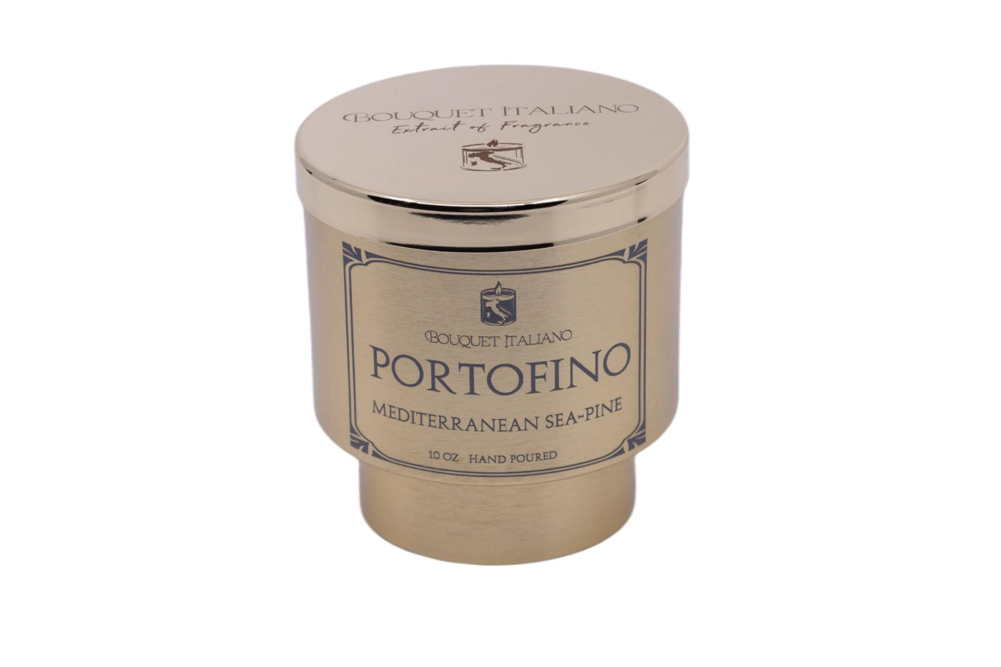 Portofino Luxury Wax Scented Candle Lemon Zest Sea Ozone Pine Aromatherapy Candle for Relaxation Home Decor & Gift Giving with Jasmine Marine Waters & Coastal Musk