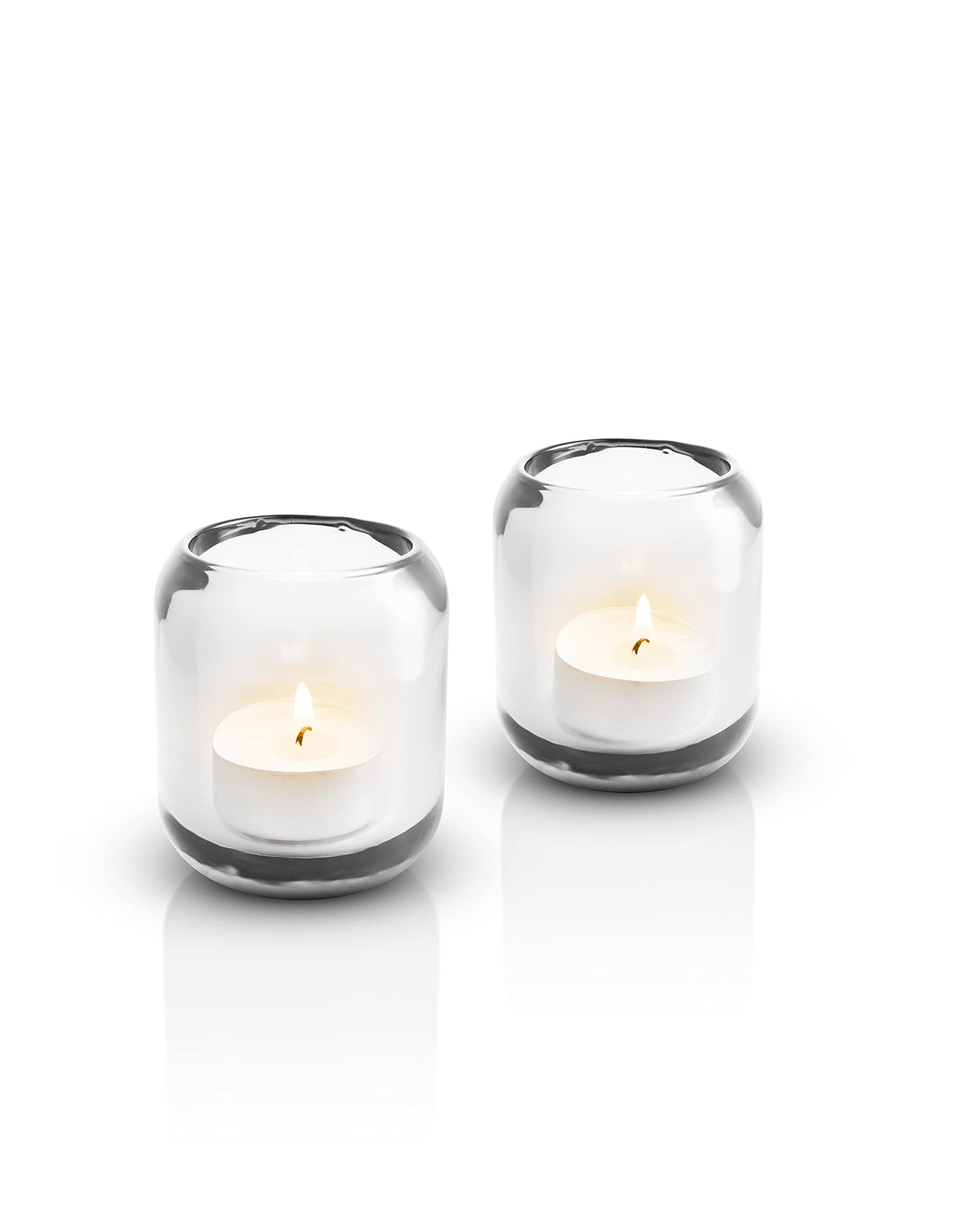 EVA SOLO Acorn Glass Candle Holder Clear Decorative Tea Light Holder Made of Coloured Glass Clear