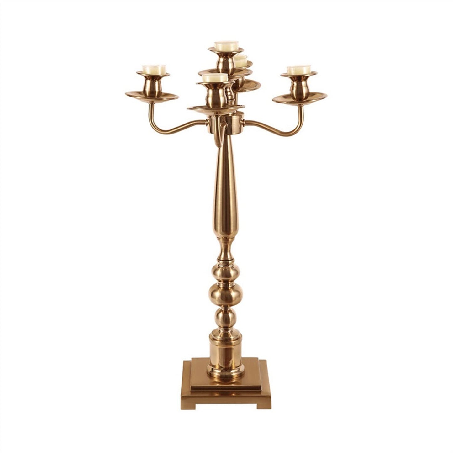 cfycfy987 Candelabra Table Romantic Candlestick Decoration Light Luxury Home Living Room Porch Handicraft Table Decoration Candle Sticks Holder