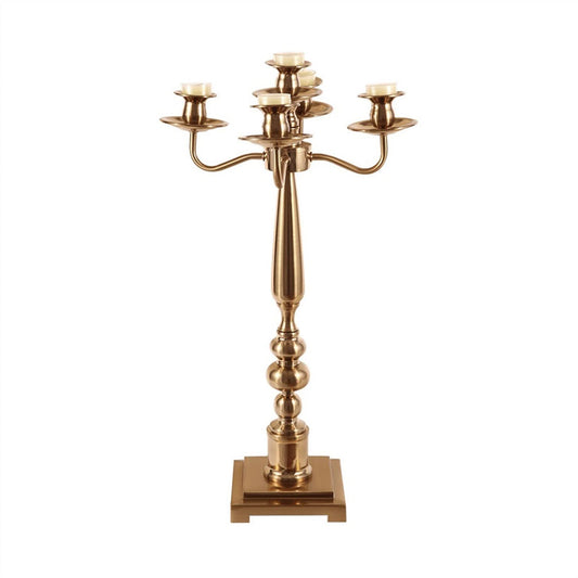 cfycfy987 Candelabra Table Romantic Candlestick Decoration Light Luxury Home Living Room Porch Handicraft Table Decoration Candle Sticks Holder