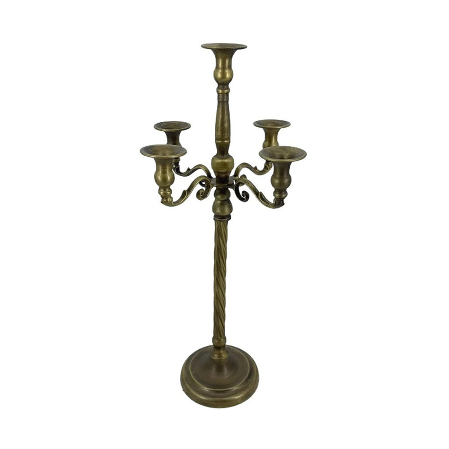 Cast Iron Metal Candelabra Candlestick Holders Decorative Stands Taper Holders for Wedding Home Decors Table Candelabra Centerpieces