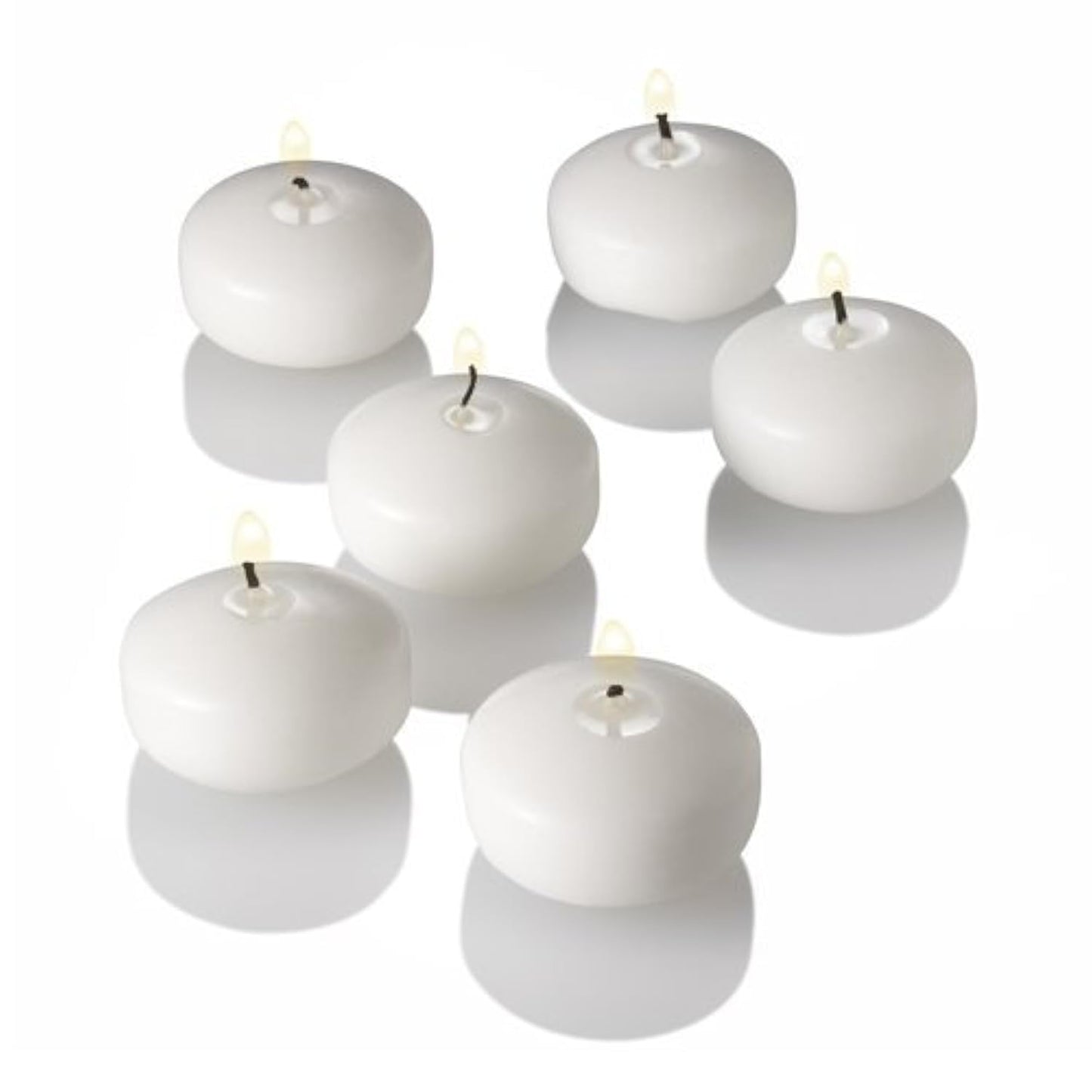 Richland® 2" Floating Candles White Unscented Set of 72