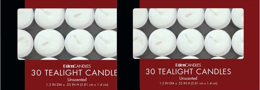 Tea Light Candles Premium Quality - Bright White Set of 60 in Two Strong Protective Boxes with Pull Out Tray
