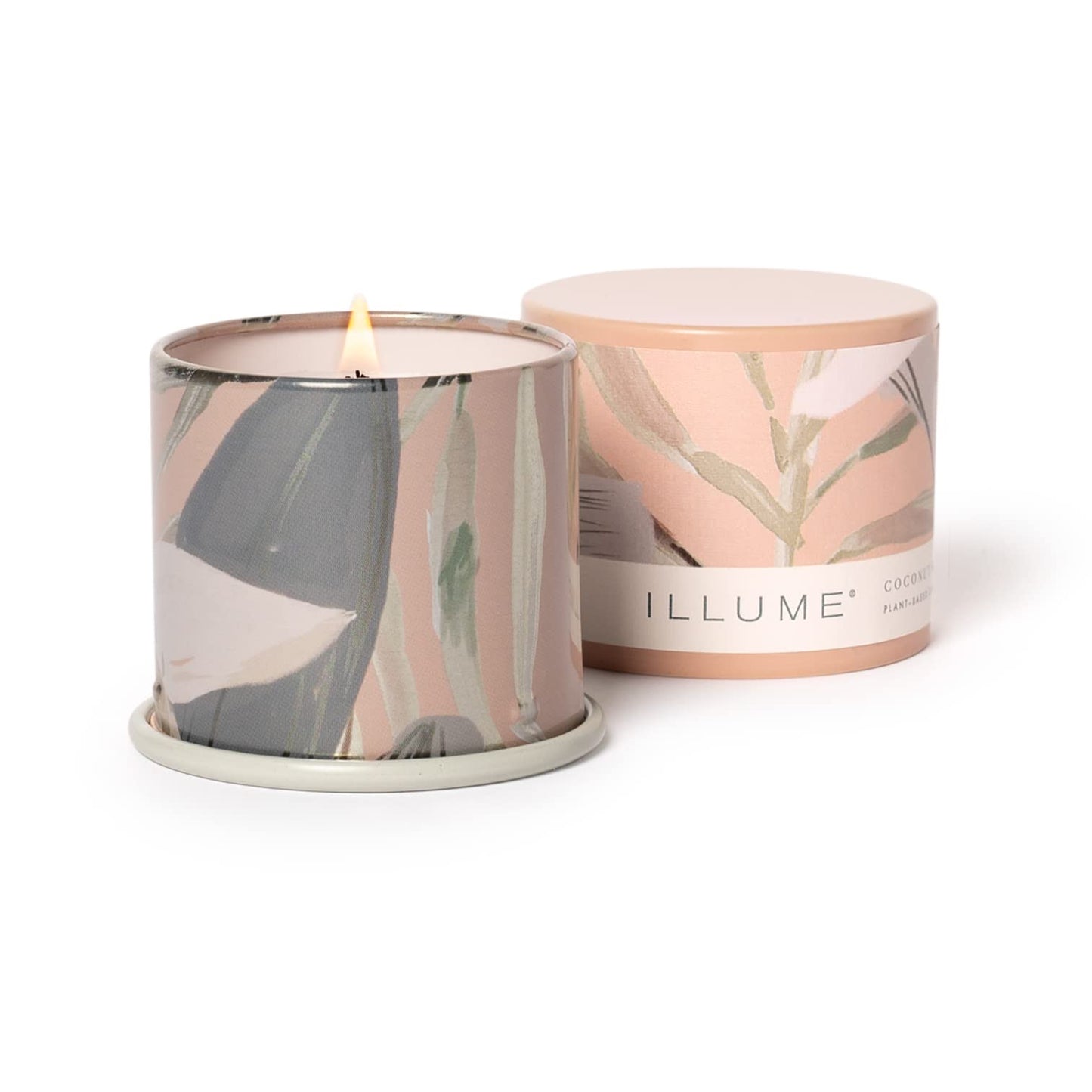 Illume Beautifully Done Essentials Coconut Milk Mango Demi Vanity Tin Scented Candle
