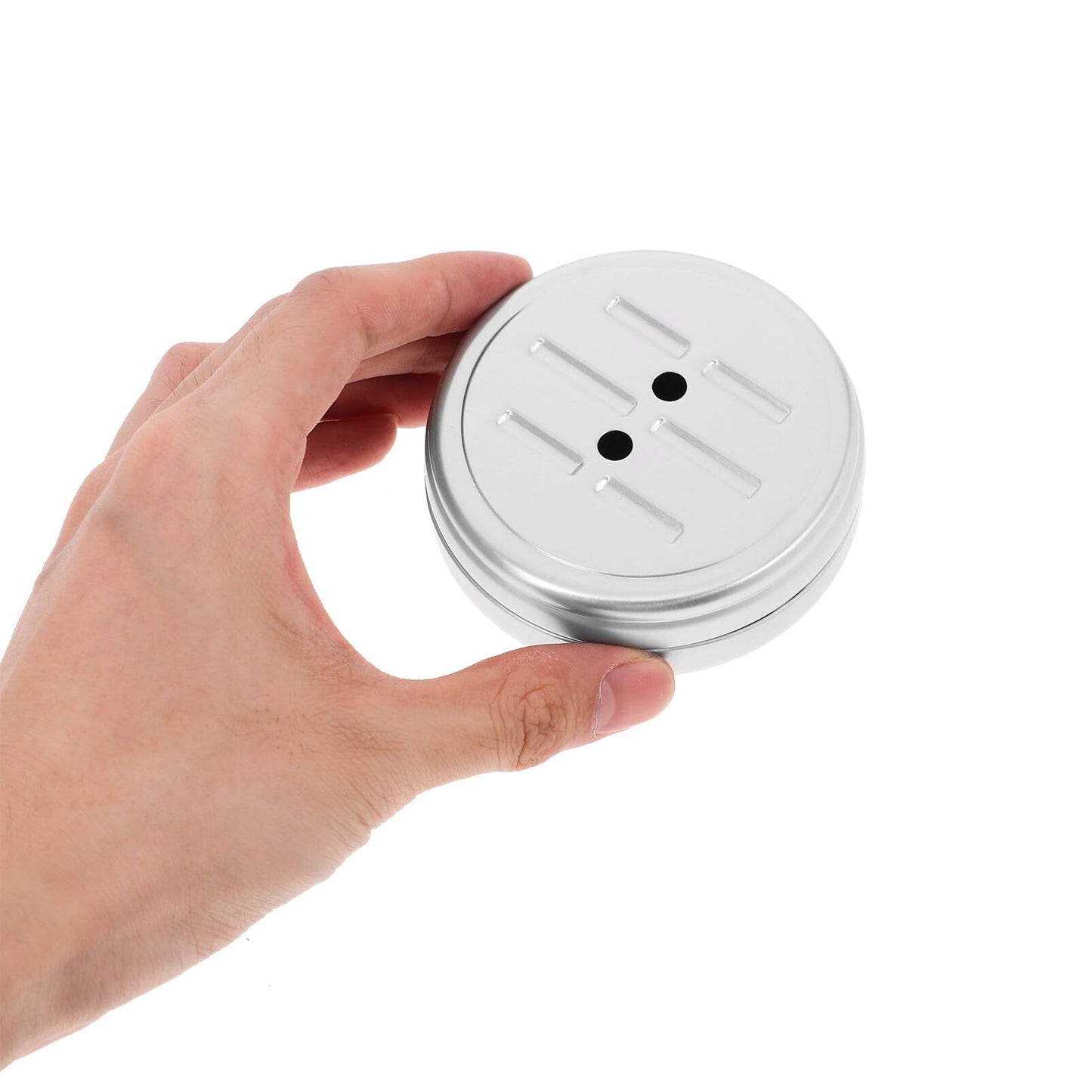 HOLIDYOYO Metal Storage Jar Candle Empty Can Food Jar Balm Can Candle Storage Jar Small Tin Box Lid