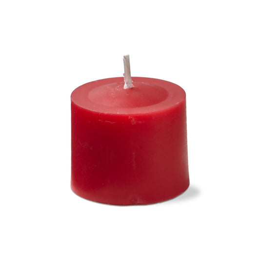 tag Color Studio Votive Candles Set of 12 Red Smokeless Paraffin Wax Burn Time 5 Hrs. Votive Red