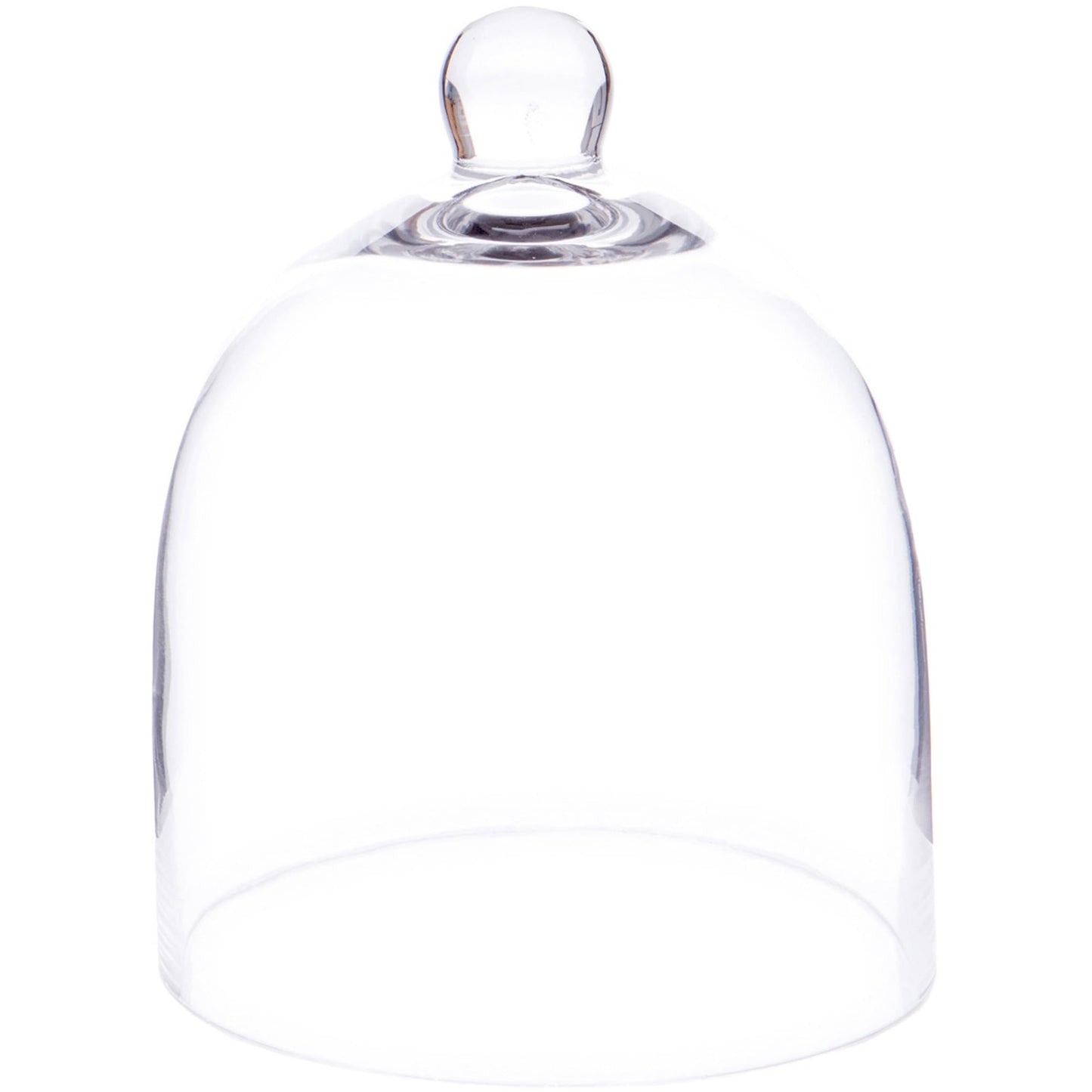 Plymor 6" x 7" Bell Jar Glass Display Dome Cloche (Small - Interior Size 5.75 inch x 5.75 inch)
