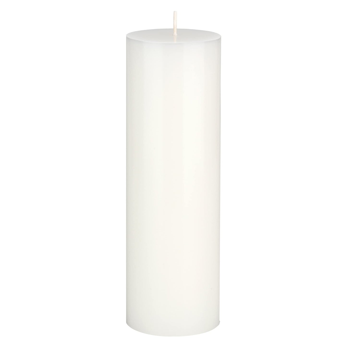 Mega Candles 1 pc Unscented Solid White Pillar Candles, Hand Poured Premium Wax Candle 3 Inch x 9 Inch, Home Décor, Spas, Weddings, Occasions, Party, Centerpieces, Holidays, Vigils, Prayers