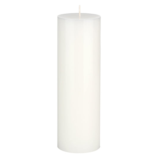 Mega Candles 1 pc Unscented Solid White Pillar Candles, Hand Poured Premium Wax Candle 3 Inch x 9 Inch, Home Décor, Spas, Weddings, Occasions, Party, Centerpieces, Holidays, Vigils, Prayers