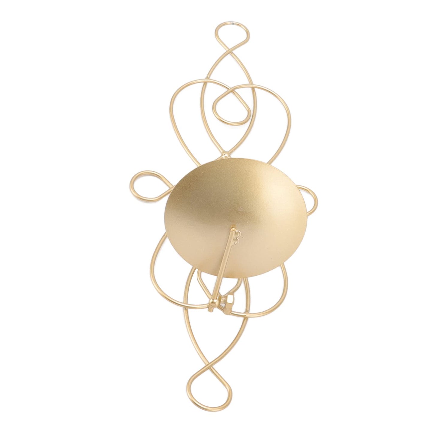 Wall Sconces Candle Holder, Set of 2 Iron Hanging Candle Sconce Holder Foldable Wall Candle Holder for Bedroom Dining Room (Gold)