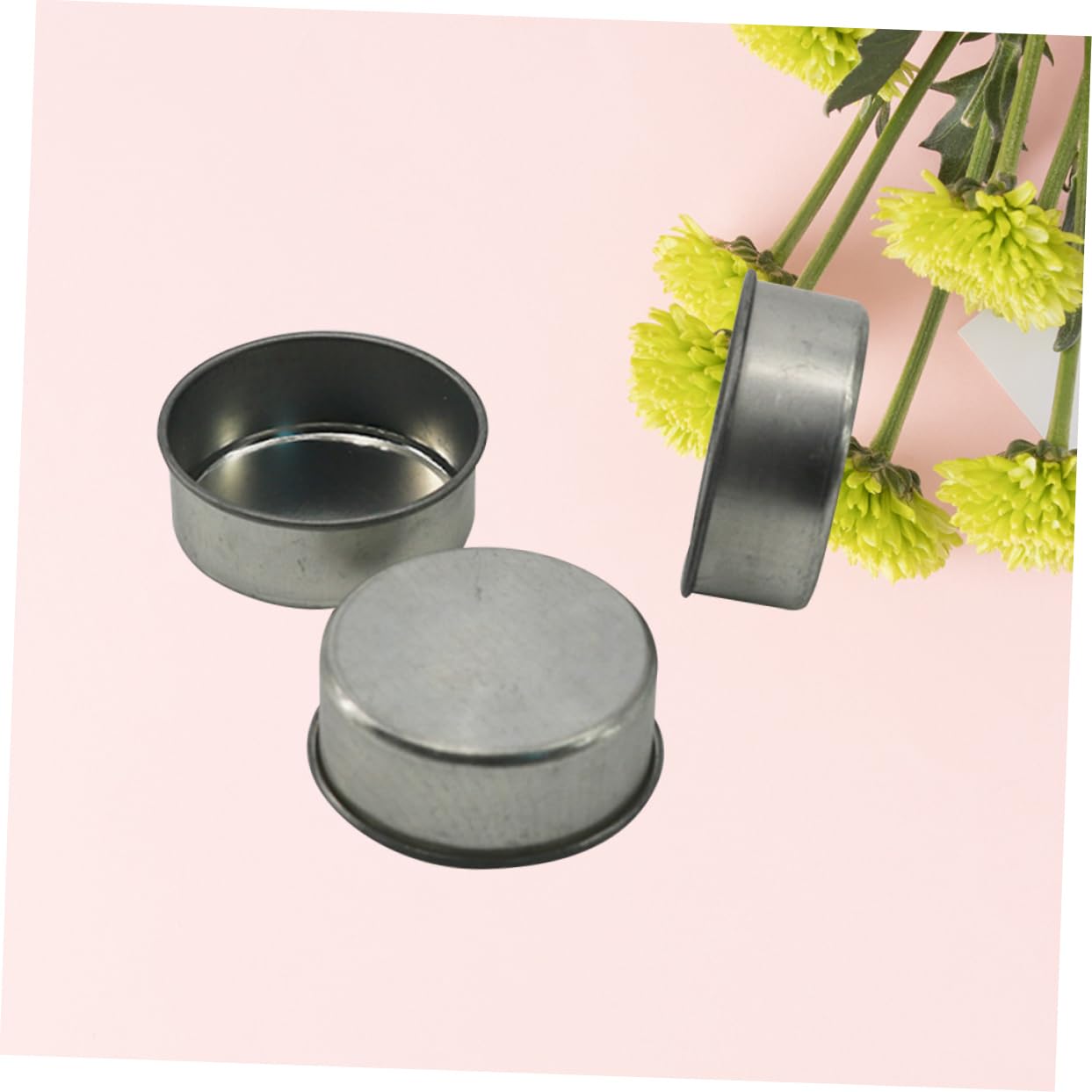 ULDIGI 10pcs Tealight Candle Tins Iron Candlestick Containers for DIY Crafts Skincare