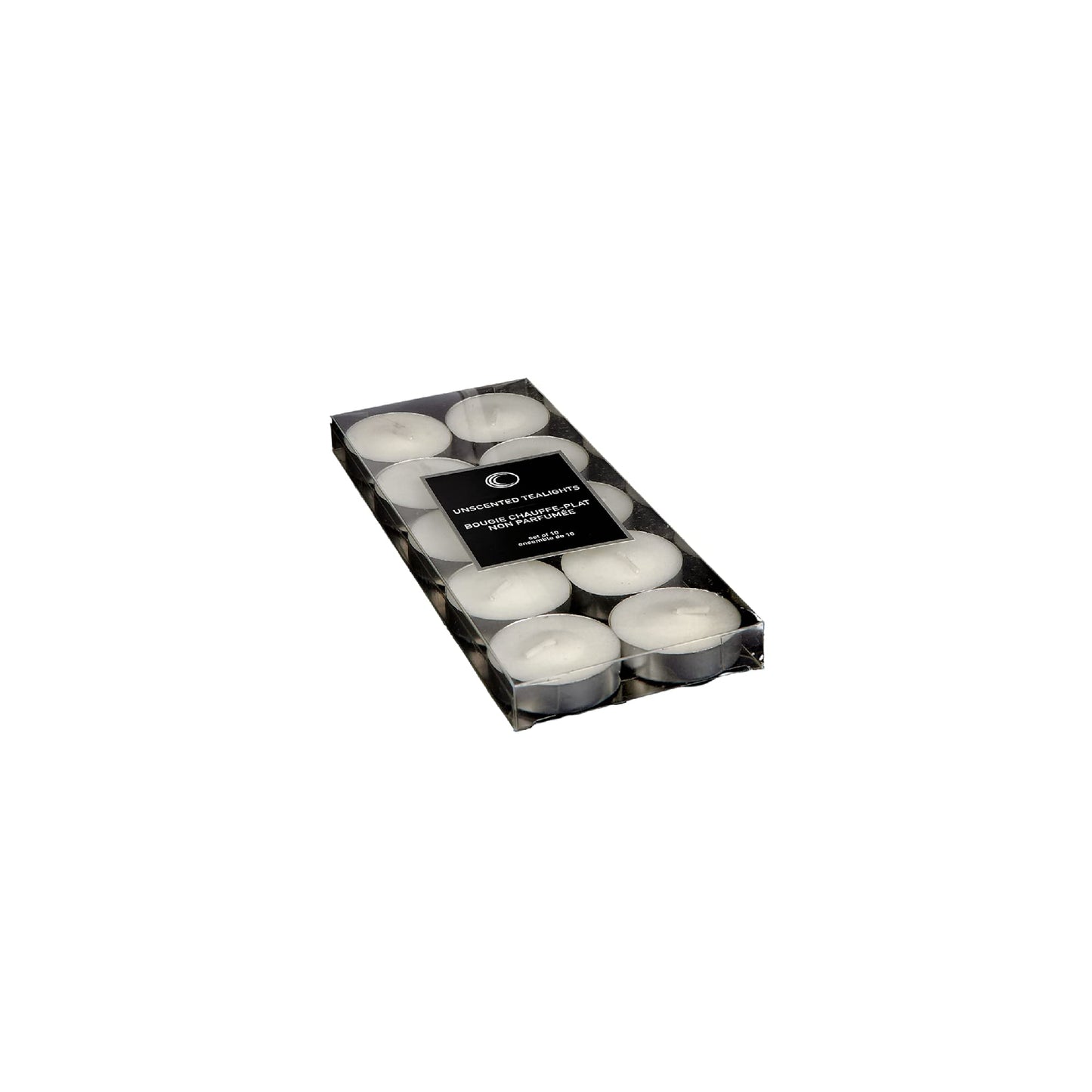 IH CASADECOR 10 Pk Unscented Tealights (White) (24/Display) -Set of 2 Candles