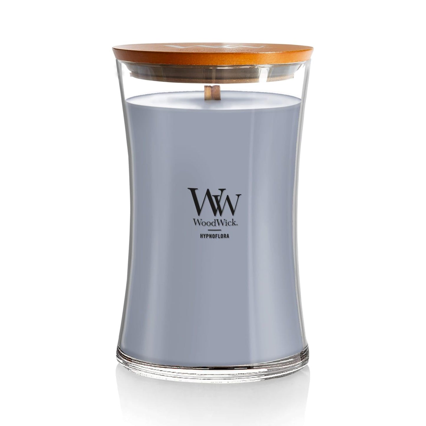 WoodWick Hypnoflora Scented Large Hourglass Candle, Crackles as it Burns, Up to 180 hrs Burn time, Perfect for Gifting or Home décor, 21oz