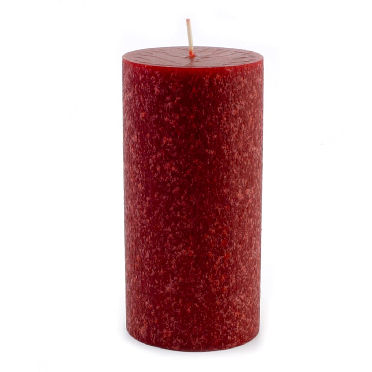 Root Candles Unscented Candles Premium Beeswax Blend Pillar Candle, 3 x 6-Inches, Garnet
