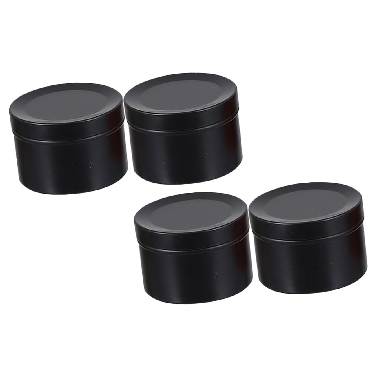 LALAFINA 4pcs Aluminum Candle Jars Containers for Scented Candles Tins for for and Giving