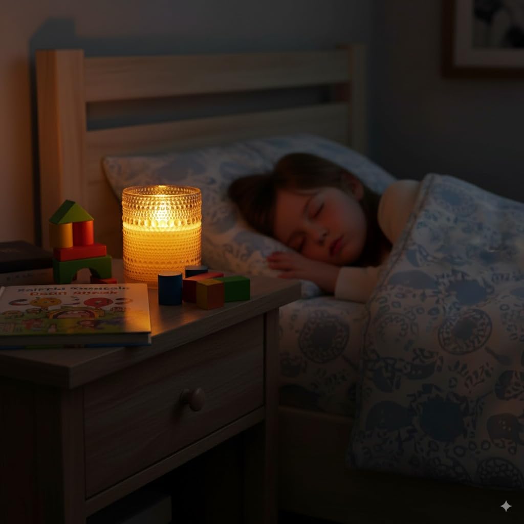 VENTA Beyond The Flame Mesmerizing Dotted Glass Candles | Set of 2 Ivory LED Pillars | Create a Magical, Worry-Free Glow with Remote & Timer | Perfect for Home, Holiday & Wedding Ambiance