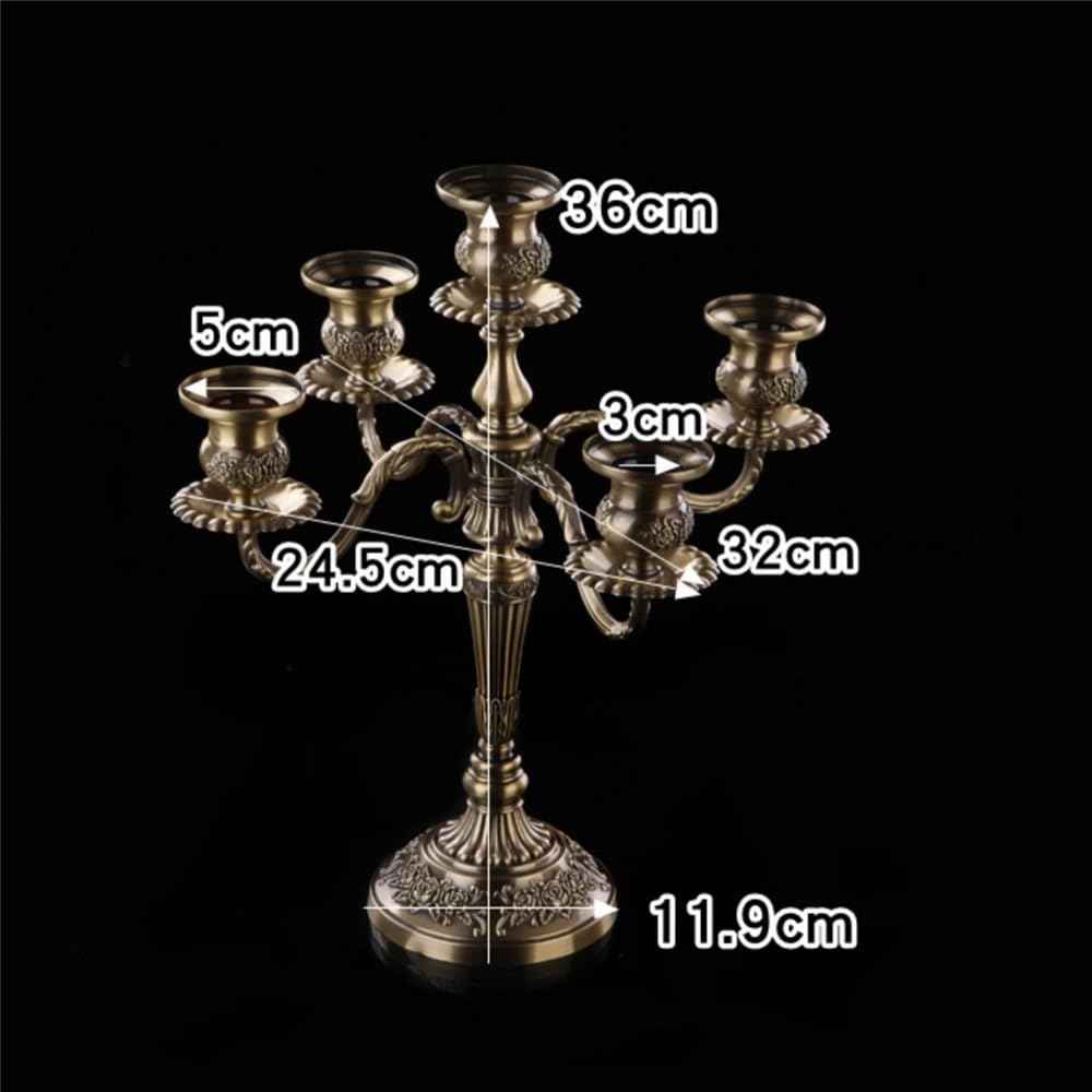 Candlestick Holders Retro Zinc Alloy Candlestick Home Decoration Wedding Candles Dinner Candle Holder Candle Holders