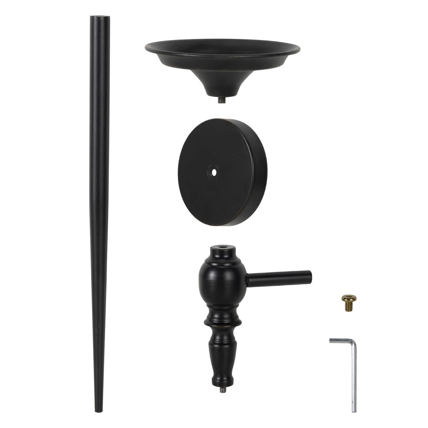 Wall Sconce Candle Holder Set of 2, Large Black Scepter Design Metal Wall Candle Holder, Home Wall Decoration for Living Room, Bathroom, Dining Room