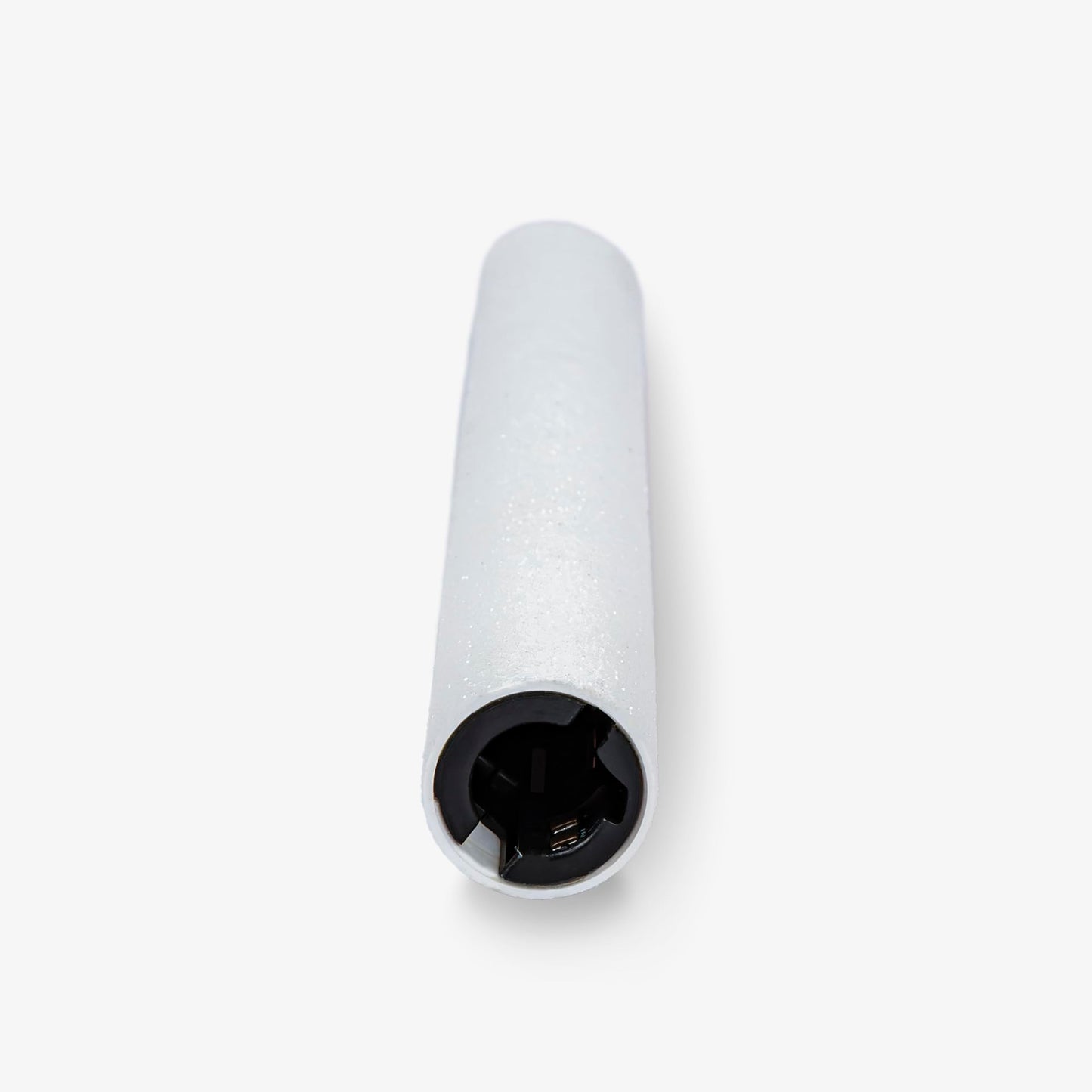 Luminara Glitter Flameless Candle Taper - 1" x 9.5" (White)
