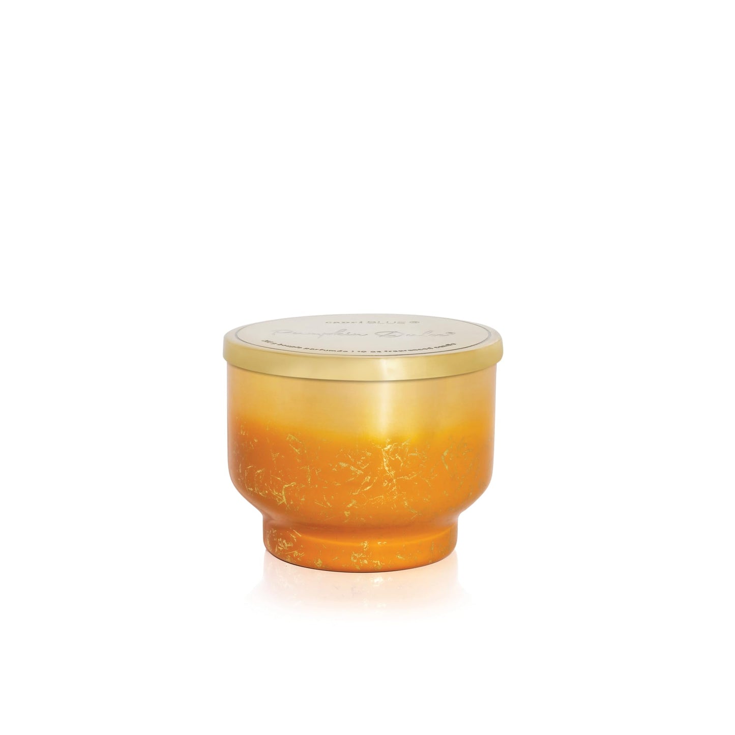 Capri Blue Glimmer Jar Candles - Luxury Holiday Scented Candles for Home - Long Lasting Soy Wax Blend - Scented Holiday & Home Decor - Pumpkin Dulce Inverted Jar (10 oz)