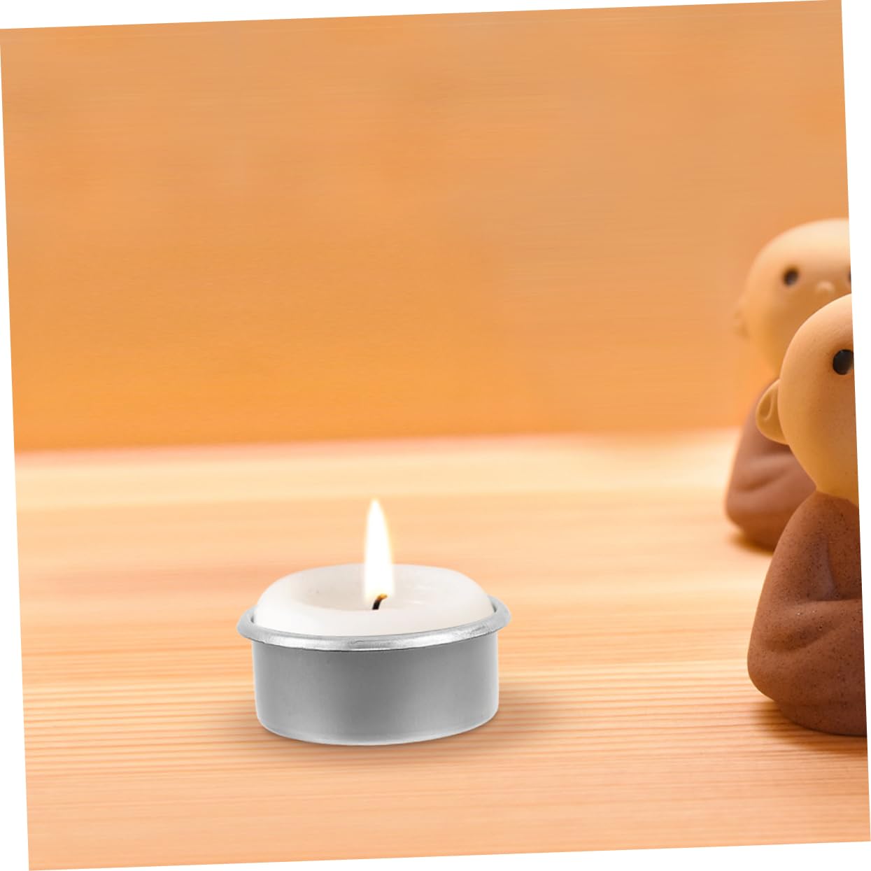 PLAFOPE 15pcs Metal Candle Tins DIY Tea Light Containers for Home Decor Essential Oil Burning and Aromatherapy Sturdy Construction Minimalist Design