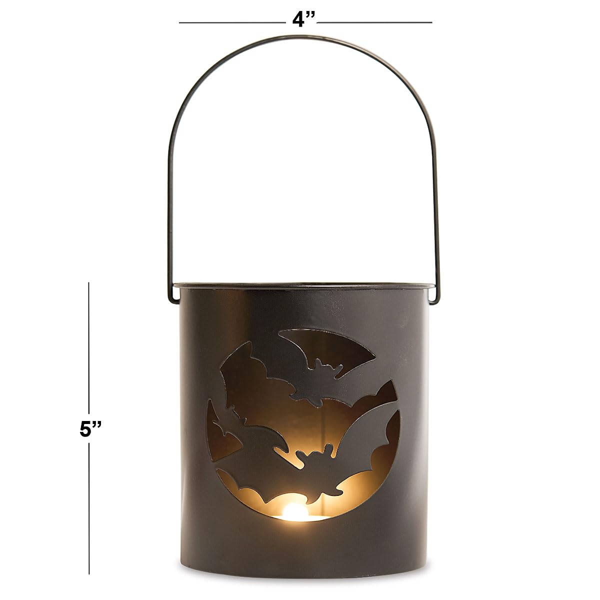 Lillian Vernon Halloween Candle Holders, 3 Pack, Variety of Designs, Lanterns, Party Décor, Autumn