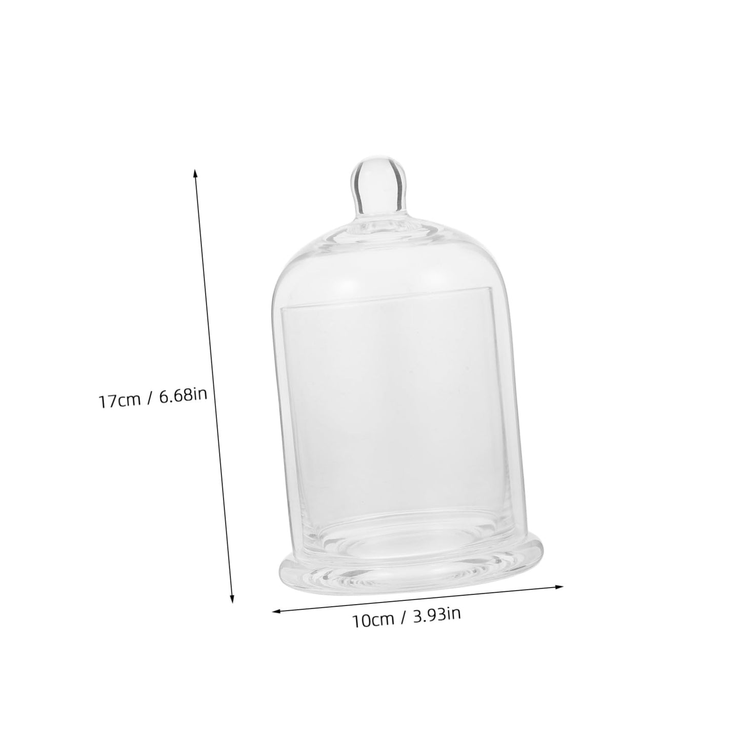 Amosfun 1 Set Elegant Glass Candleholder Decorative Candle Container for Weddings Home and Centerpieces Transparent Design for Romantic Atmospheres and Events