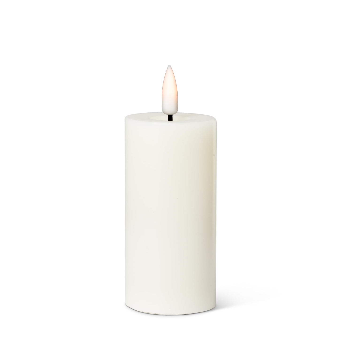 Abbott Collection Wax LED Flameless Pillar Candle - Sand (2x4 H)