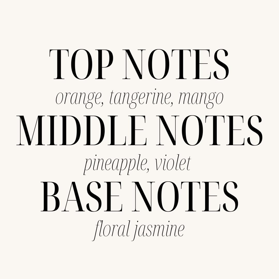 Sand + Paws Scented Candle - Mango Tangerine - Luxurious Air Freshening Jar Candles Neutralize pet Odors and Enhance Home décor – 100% Cotton Lead-Free Wicks - 12 oz