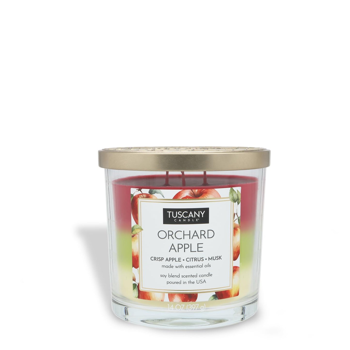 Tuscany Candle Orchard Apple Scented Candle, 14 oz