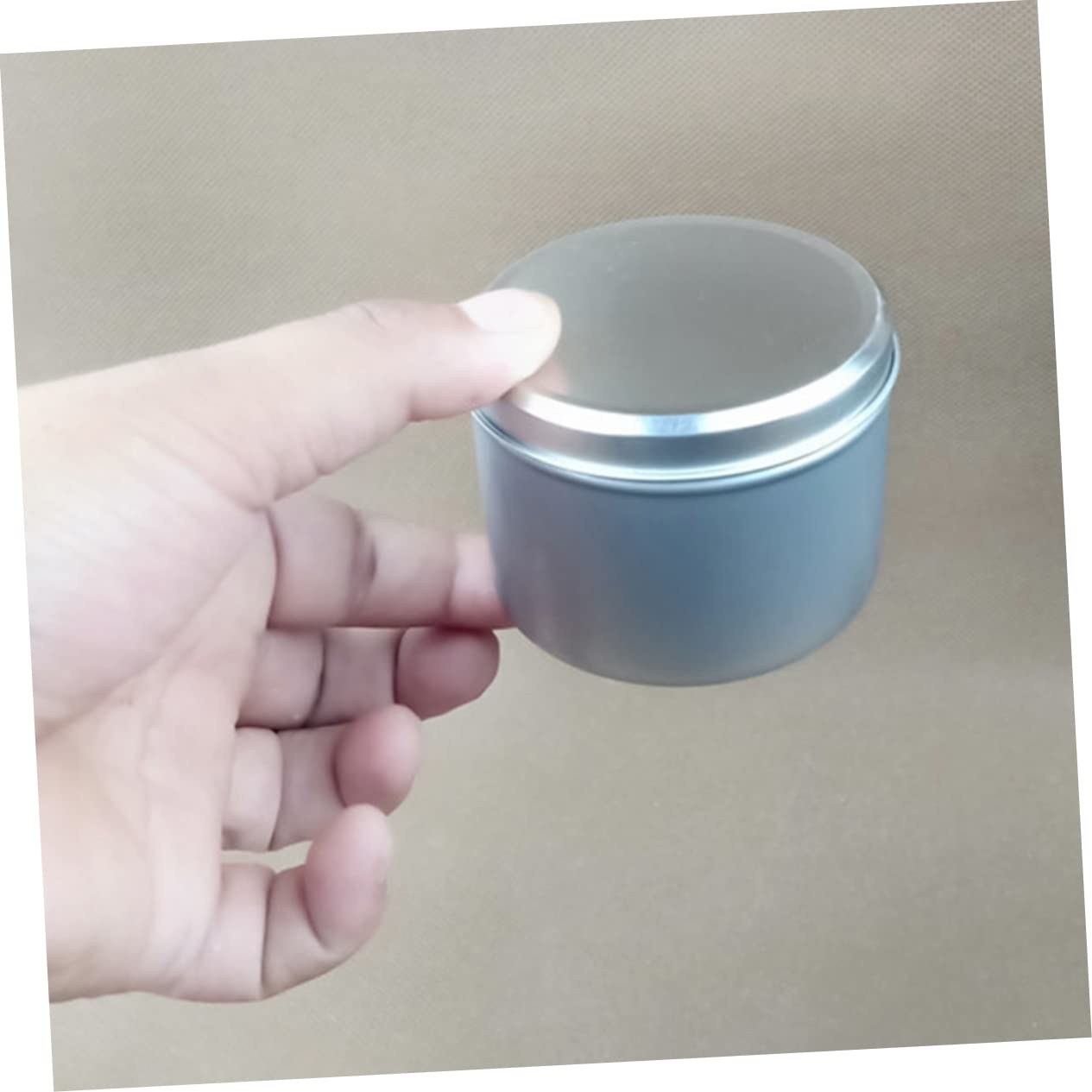 LALAFINA 4pcs Candle Making Kit Handmade Tin Containers for Scented Candles for Home Crafting Wedding Favors and Presentations