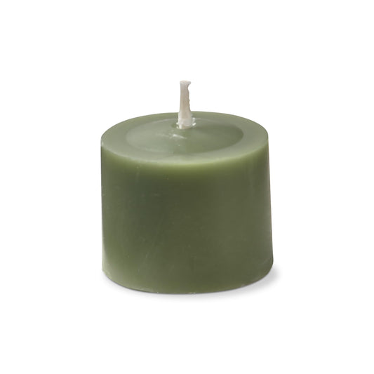 tag Color Studio Votive Candles Set of 12 Olive Green Smokeless Paraffin Wax Burn Time 5 Hrs. Votive Olive Green