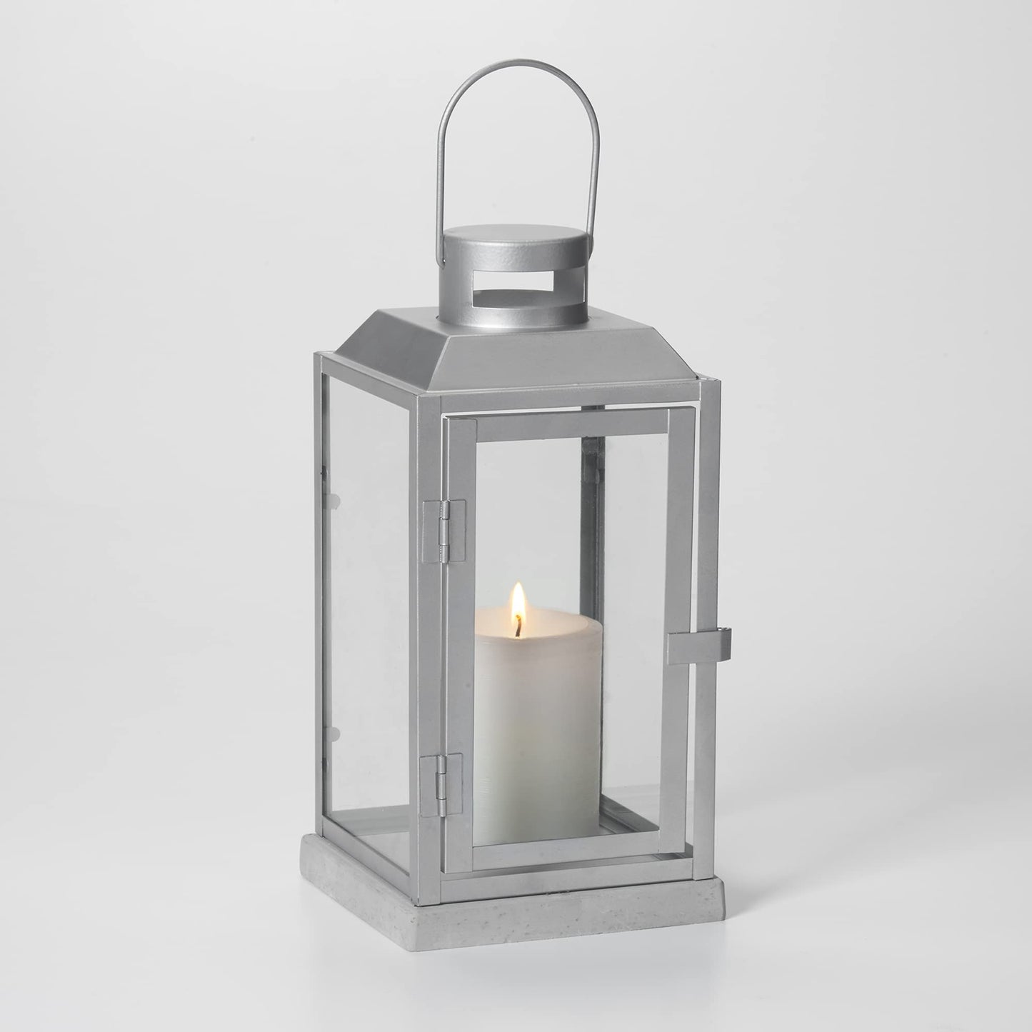Smart Living 84135 Sadie Lantern, Silver