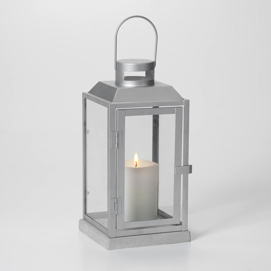 Smart Living 84135 Sadie Lantern, Silver