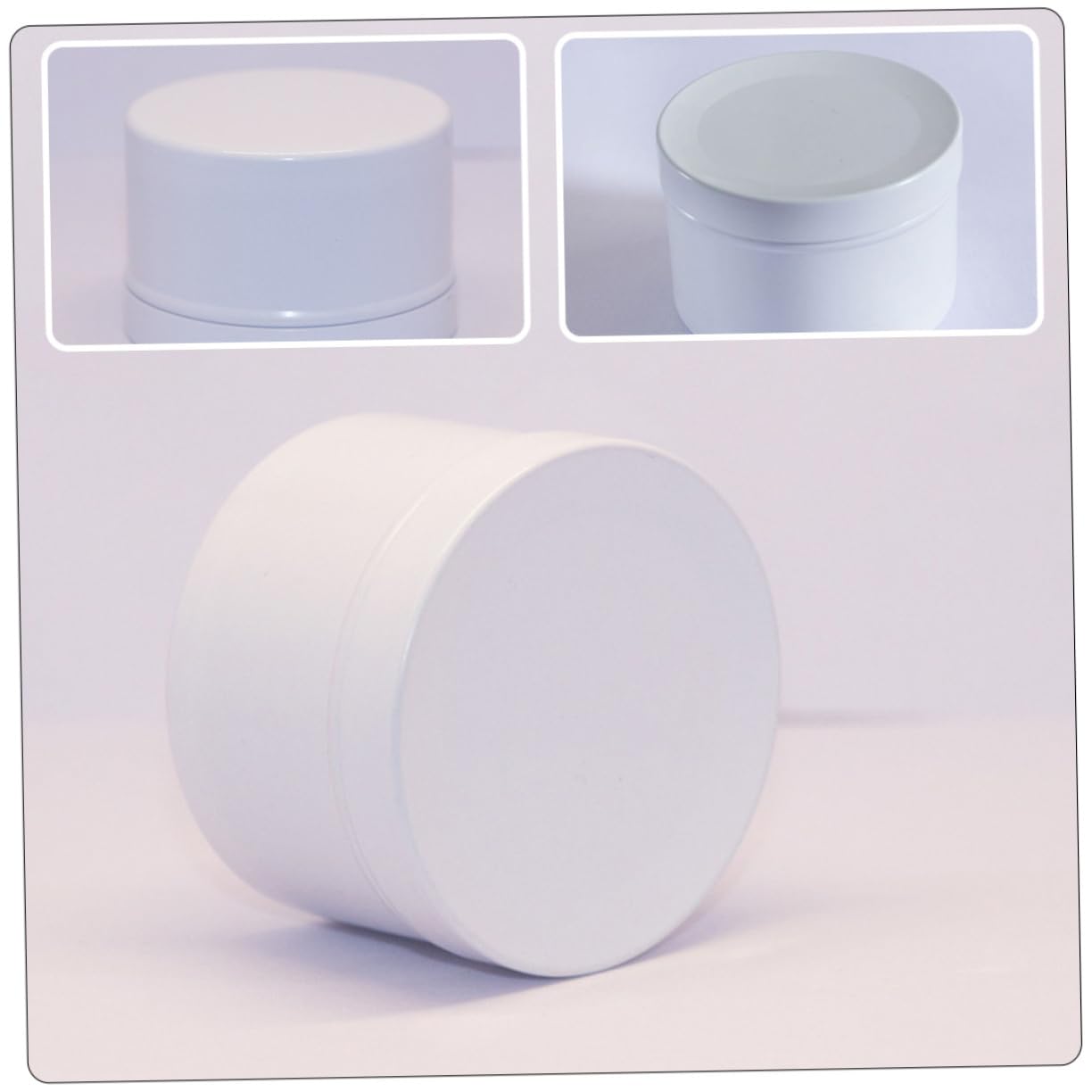 LALAFINA 4pcs Aluminum Alloy Candle Containers Empty Tins for Wax Candles Versatile Storage for Spices Ointments for Crafting Home Decor