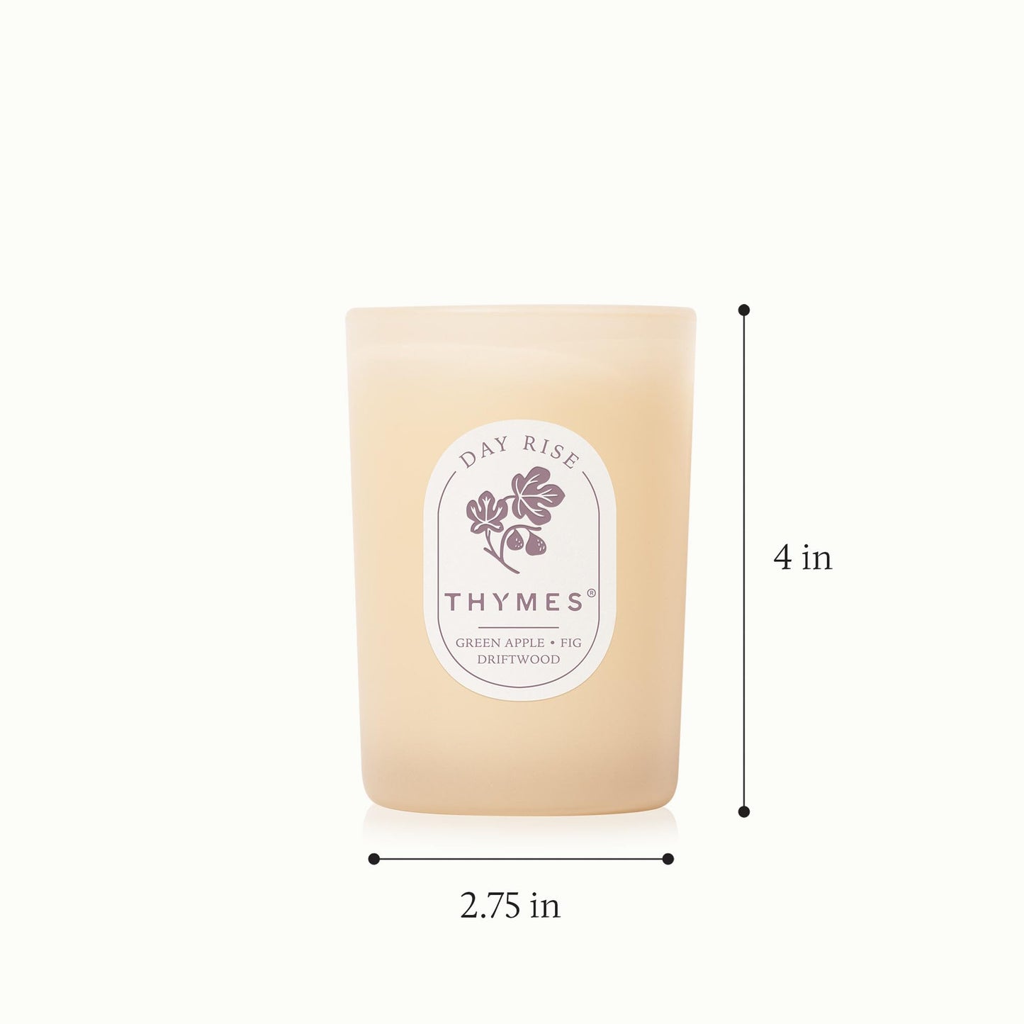 Thymes Scented Candles for Home Decor - Luxury Home Fragrance Gifts for Women & Men (6.5 oz, Day Rise)