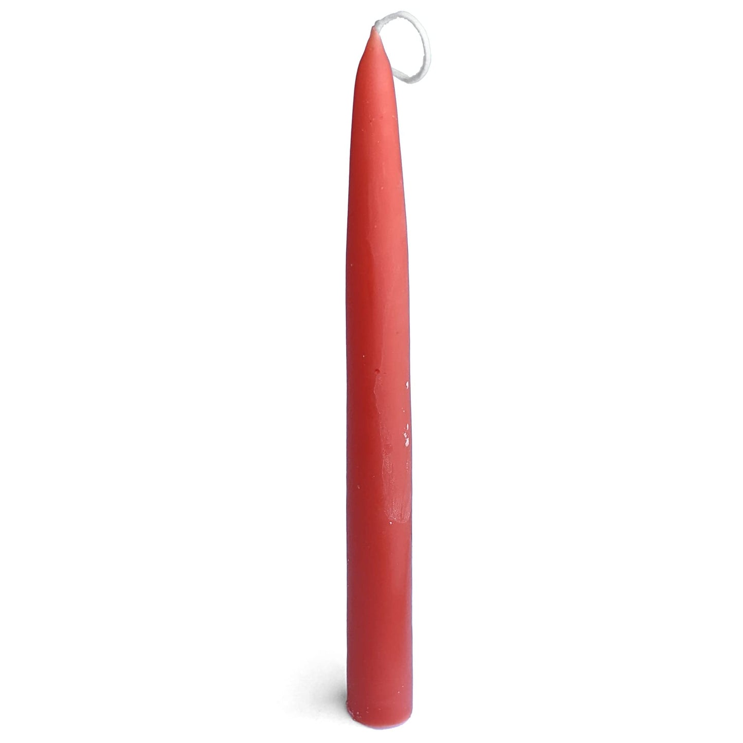 100% Pure Beeswax Taper Candles - All-Natural Handmade Decorative & Dipped Smokeless Unscented Candles for Christmas, Advent, and Hanukkah, Pink Sunrise, 8.5 Inches, 12 Candle Set, by BeeTheLight